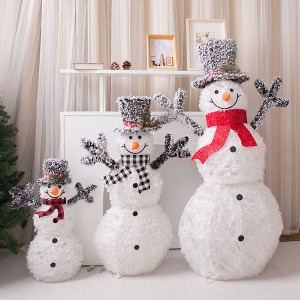 크리스마스 화이트 눈사람 3종세트(60cm,90cm,120cm)하바24